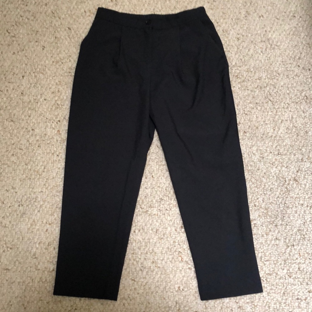 Cropped cigarette dress pants